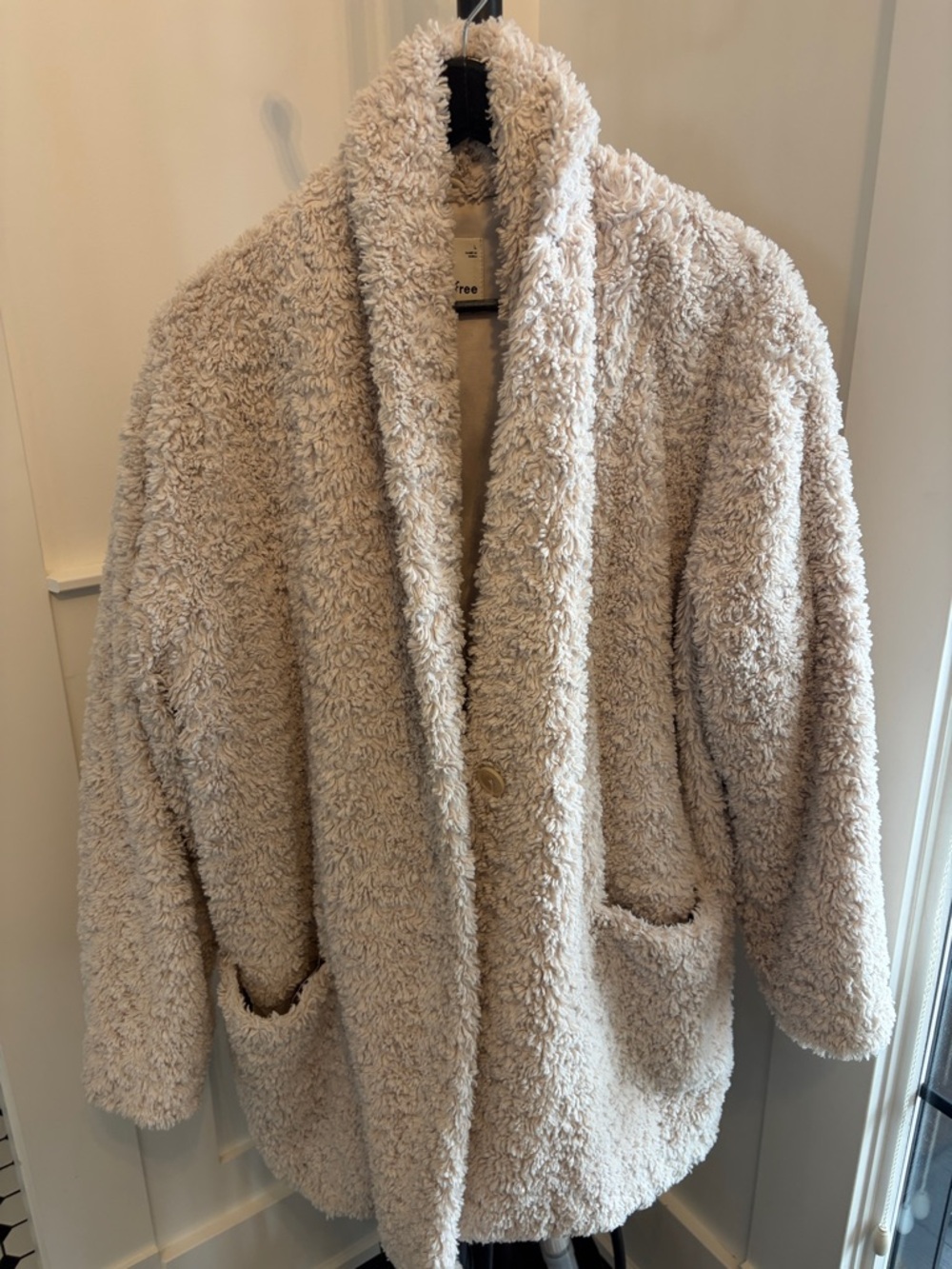 Wilfred Cream Teddy Sherpa Jacket